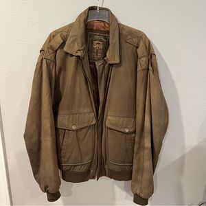 Vintage Structure leather Jacket